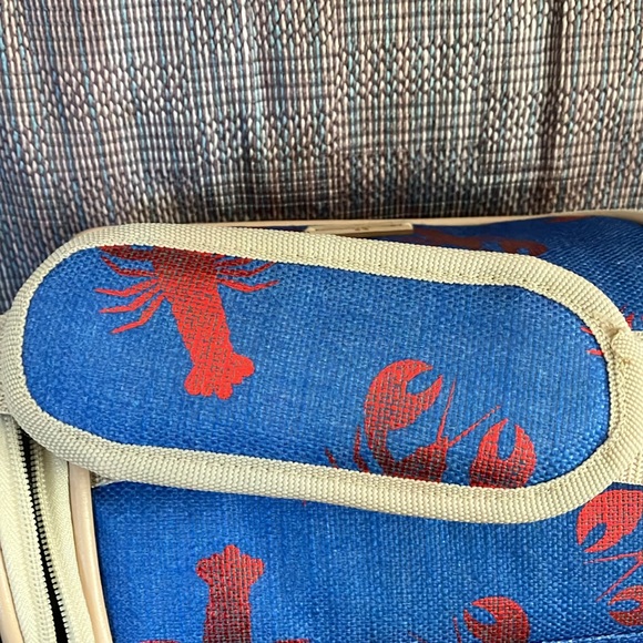 Lobster print cooler lunch tote NWT - Picture 6 of 7